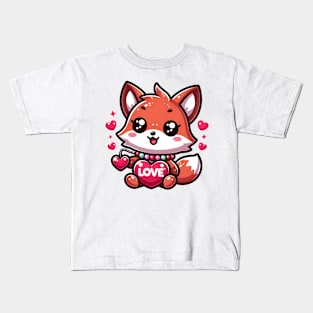 Valentine's Cartoon Delights T-Shirt Kids T-Shirt